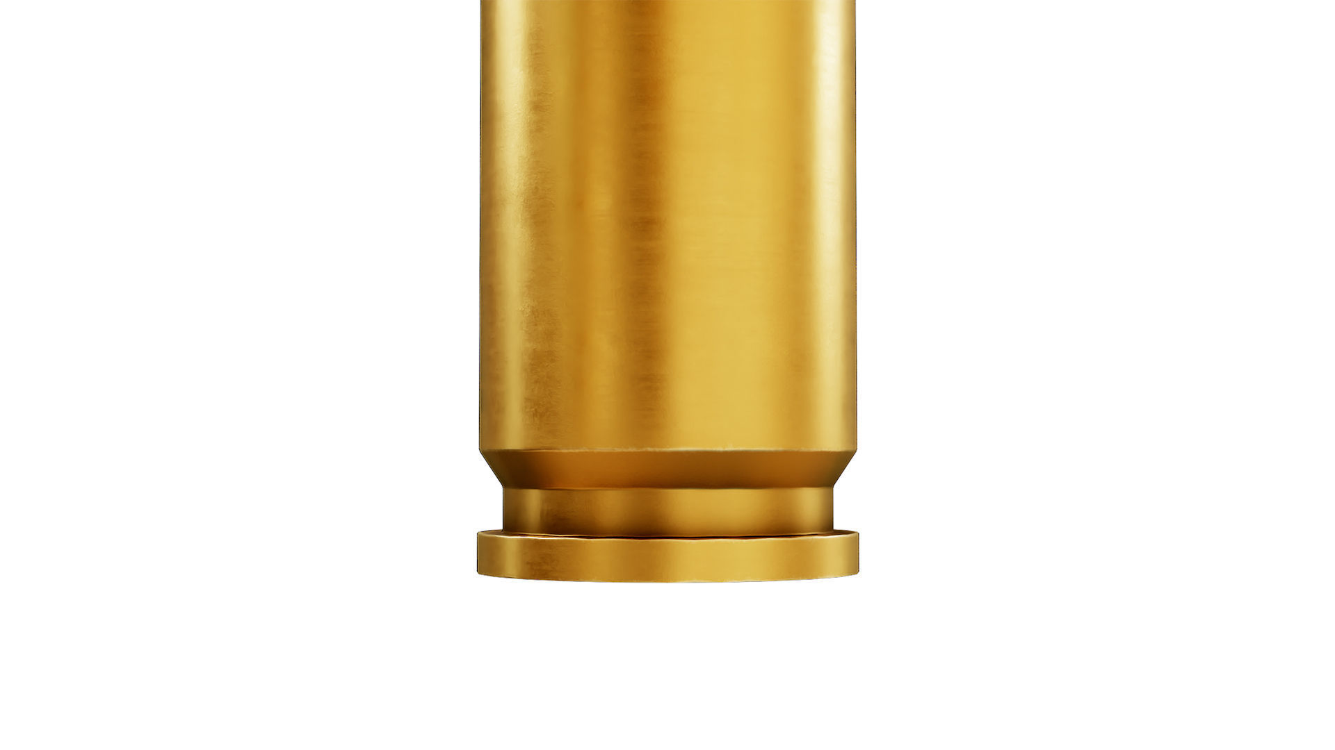 Bullet gold Low-poly 3D model_6
