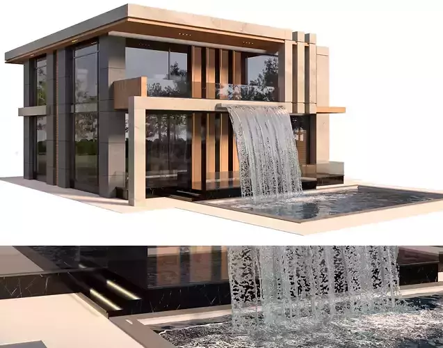 Villa With Pool and Waterfall 