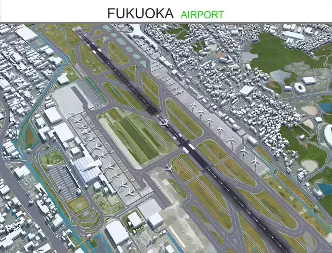Fukuoka Airport 10km