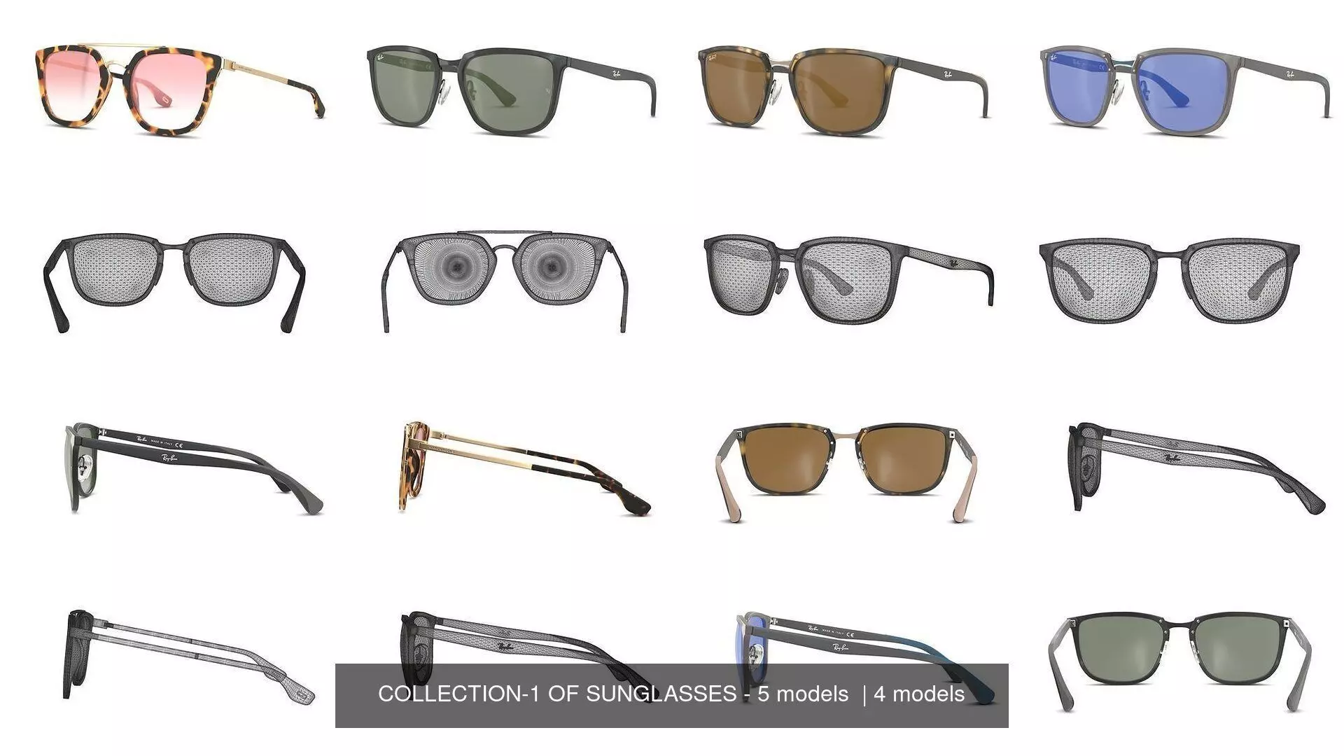 COLLECTION-1 OF SUNGLASSES - 5 models _1