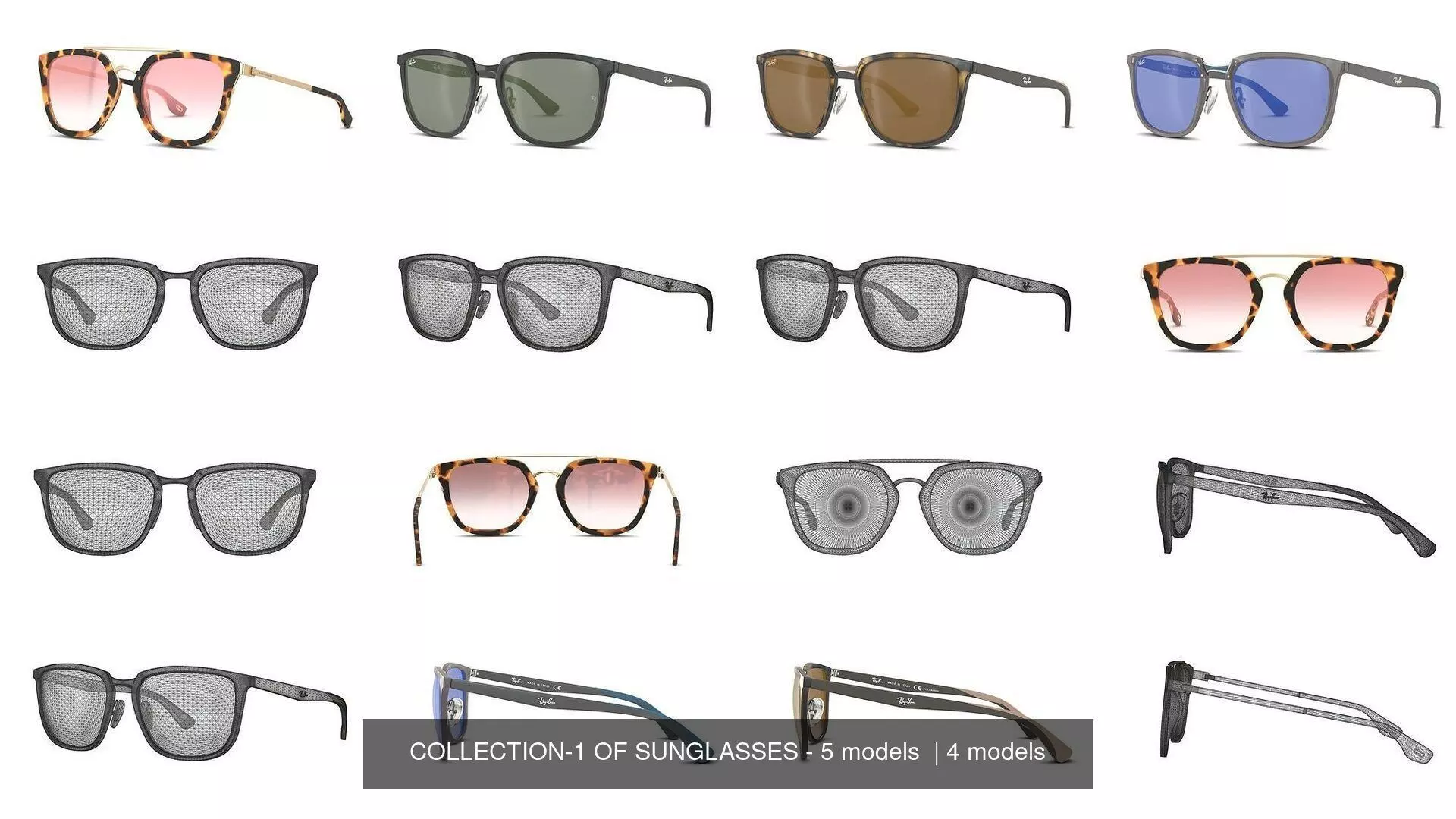 COLLECTION-1 OF SUNGLASSES - 5 models _0