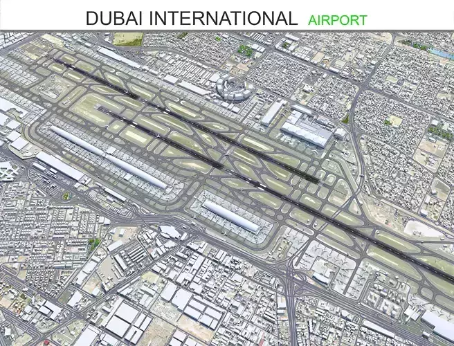Dubai International Airport 10km
