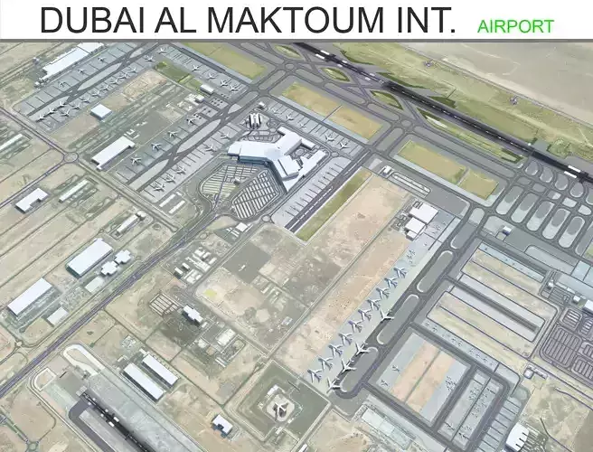 Dubai Al Maktoum International Airport 15km