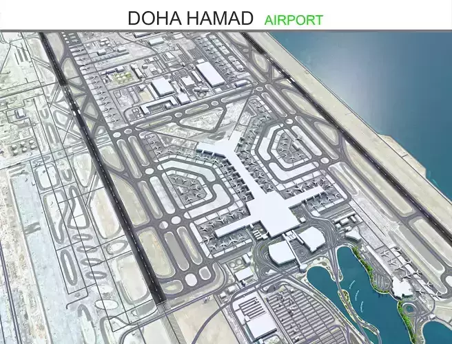 Doha Hamad Airport 12km