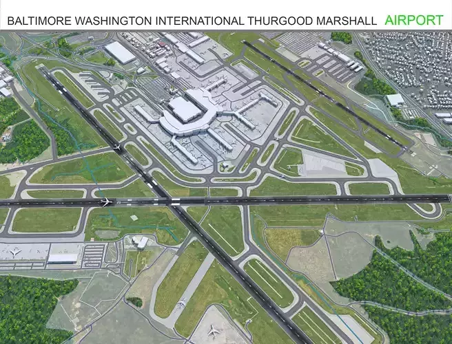 Baltimore Washington Thurgood Marshall Airport 10km