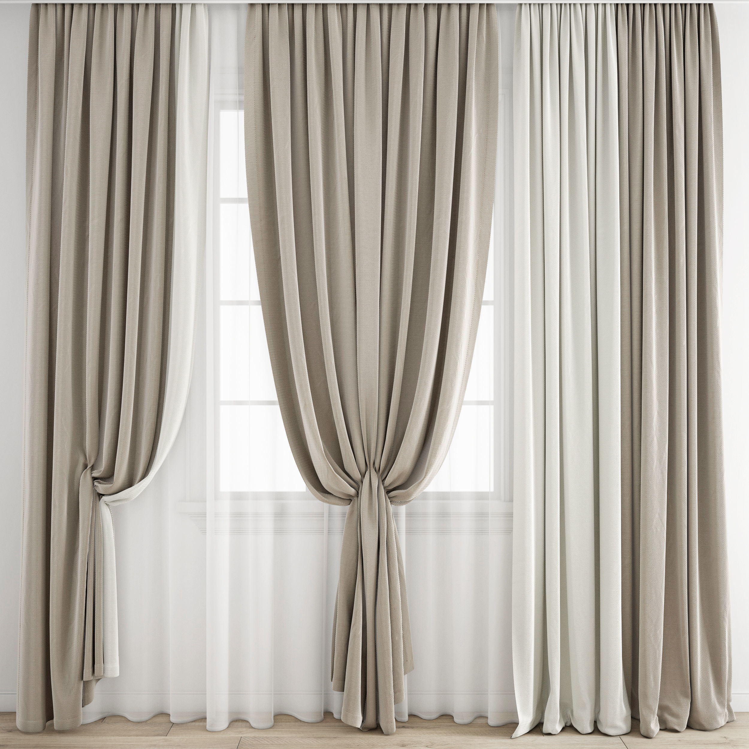 curtain 436 3D model_4