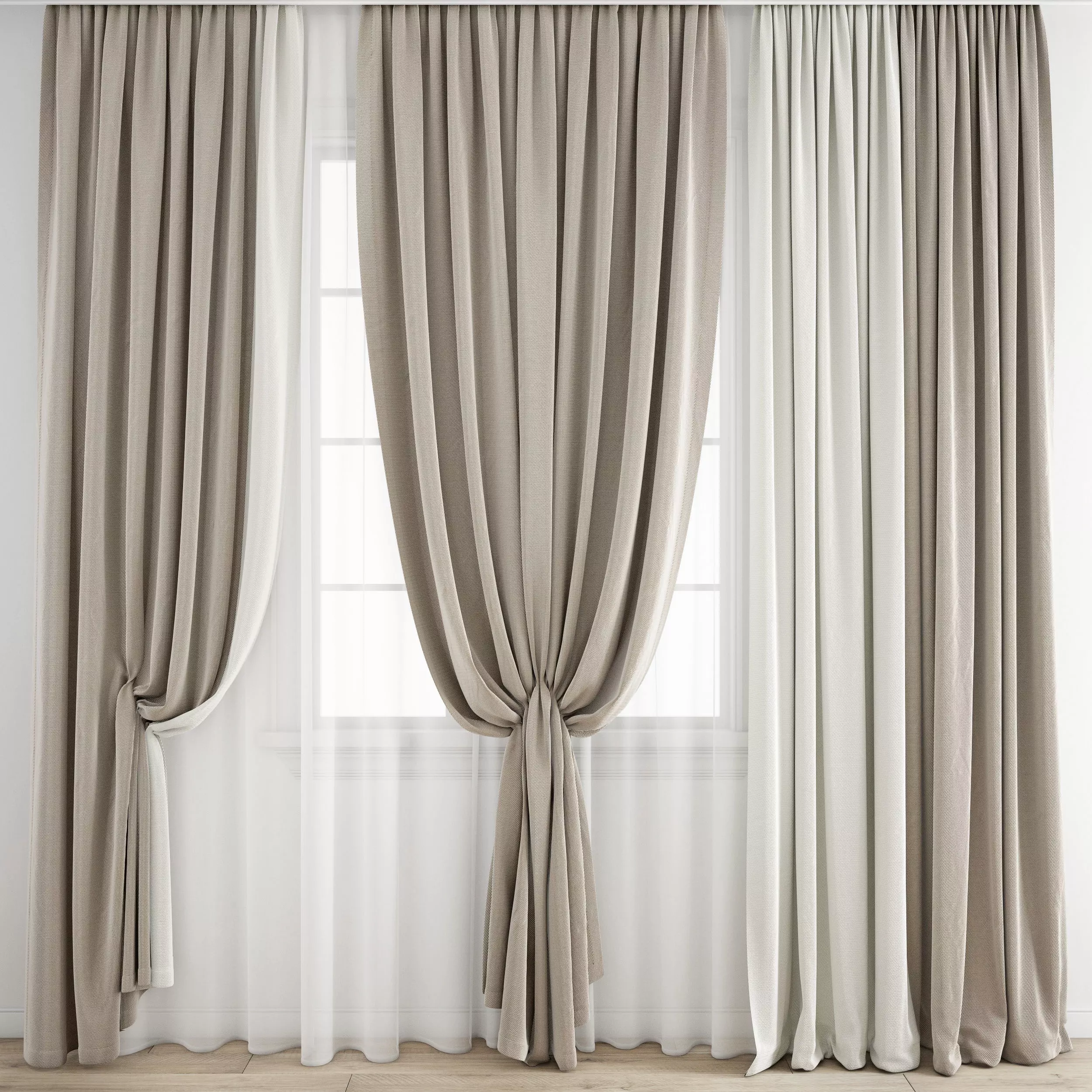 curtain 436 3D model_0
