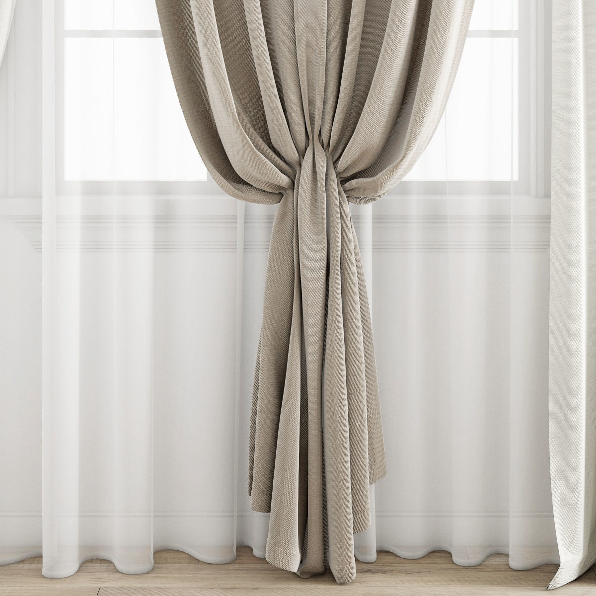 curtain 436 3D model_6