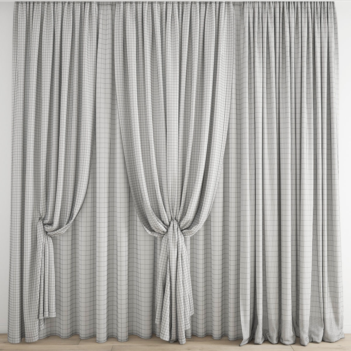 curtain 436 3D model_7