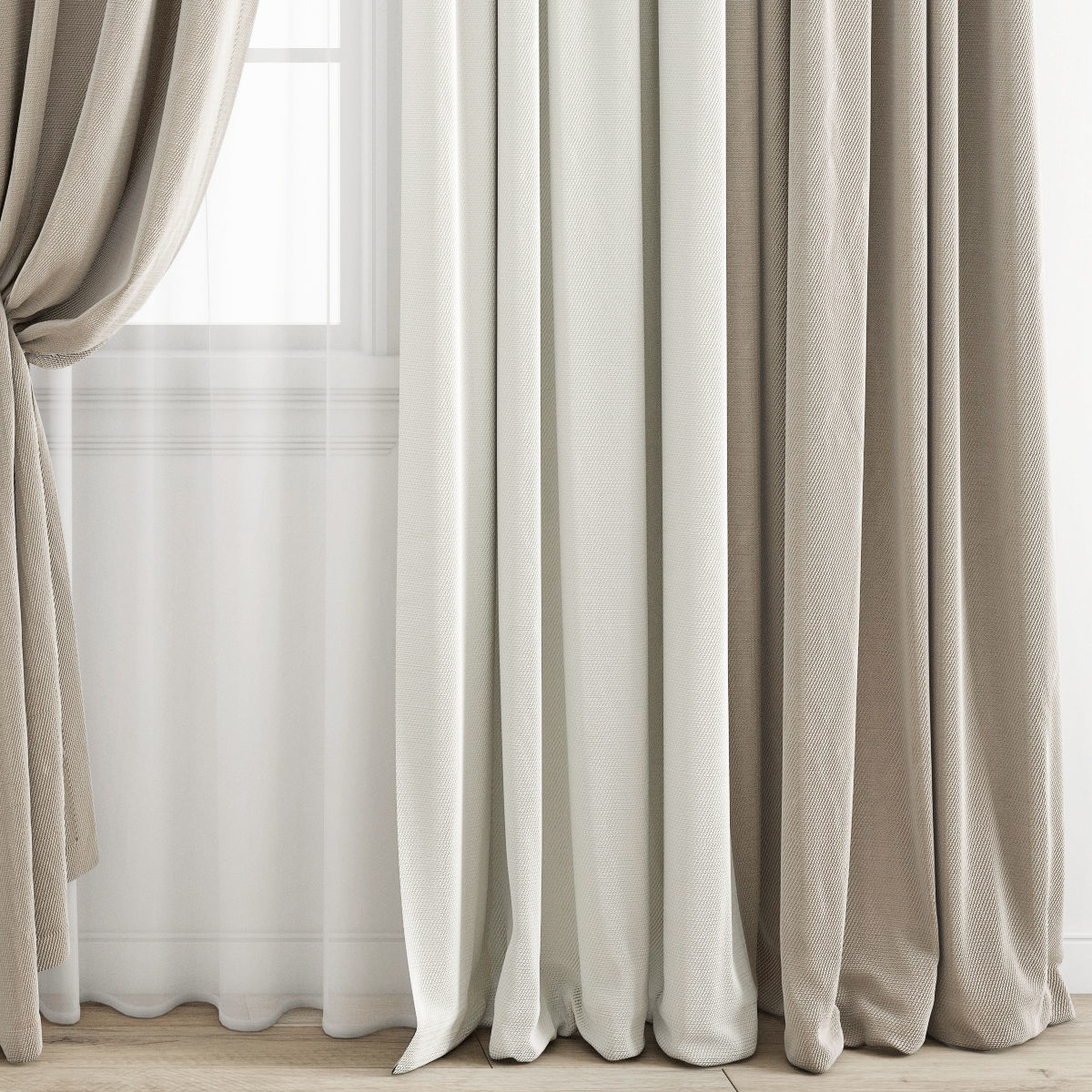 curtain 436 3D model_5