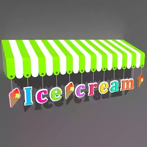Awning 3d Model 06 3D model