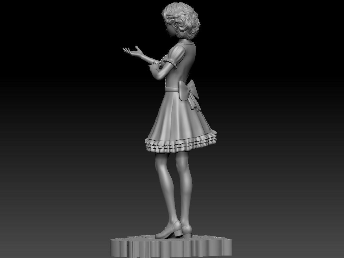 Valentine Doll 3D print model_15