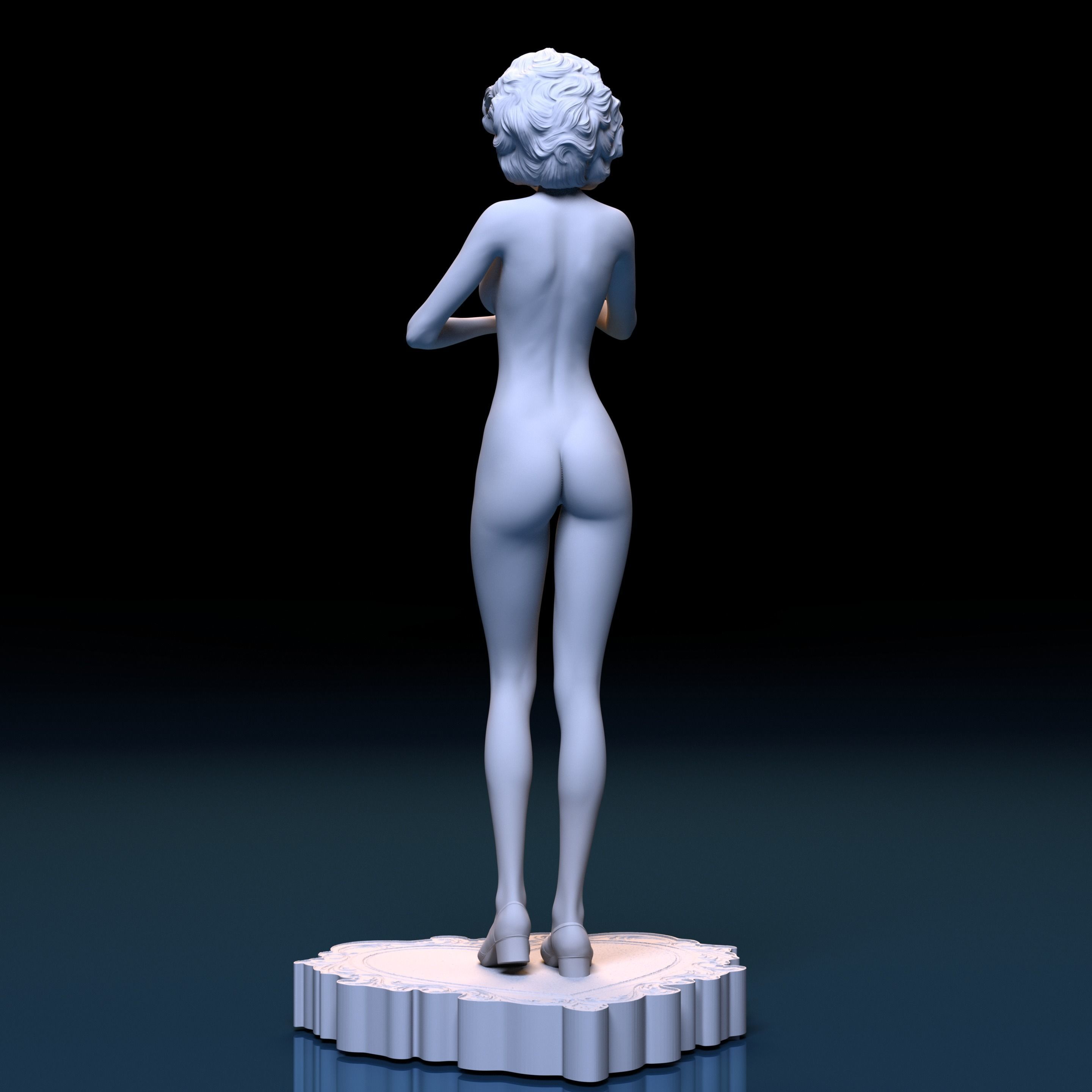 Valentine Doll 3D print model_9