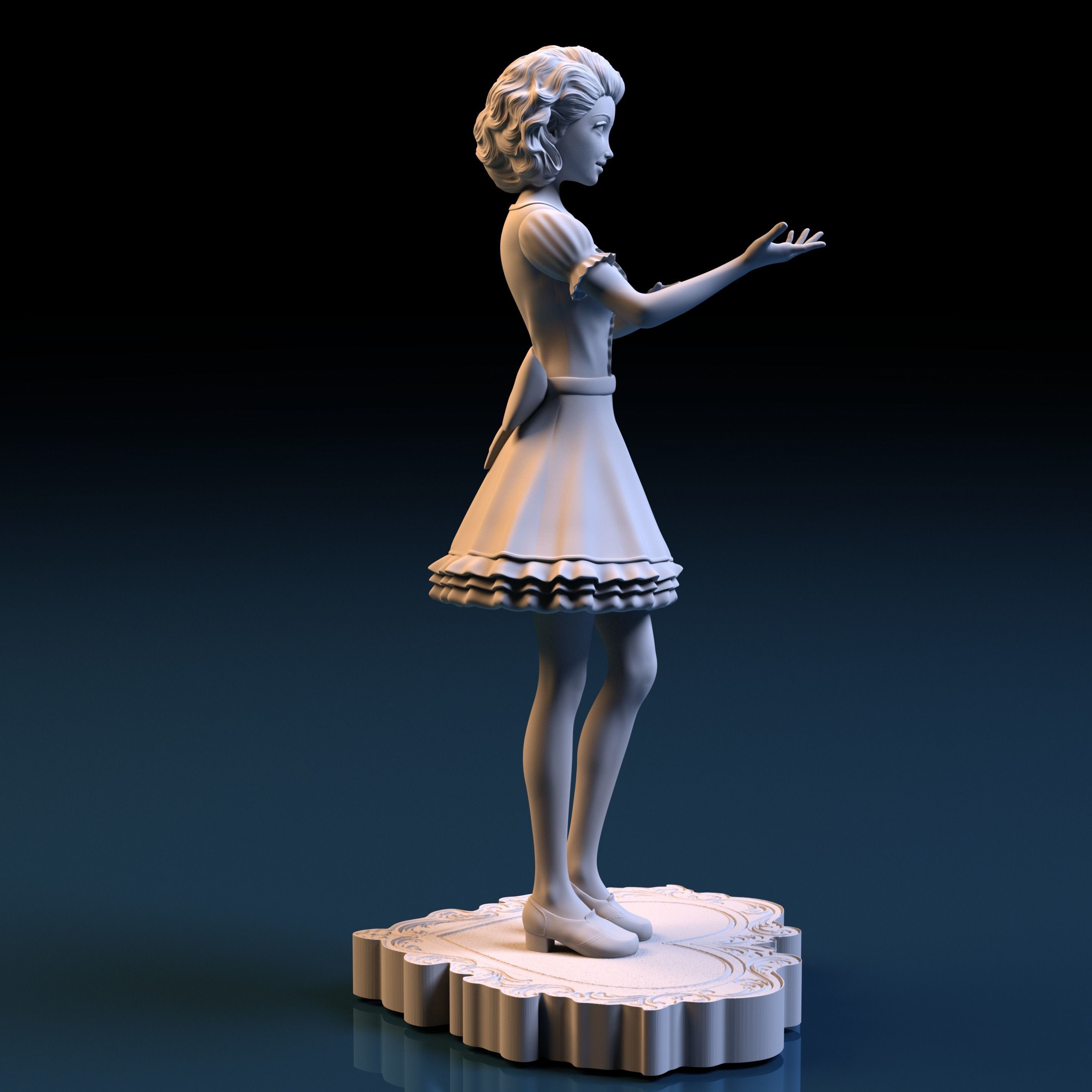 Valentine Doll 3D print model_2