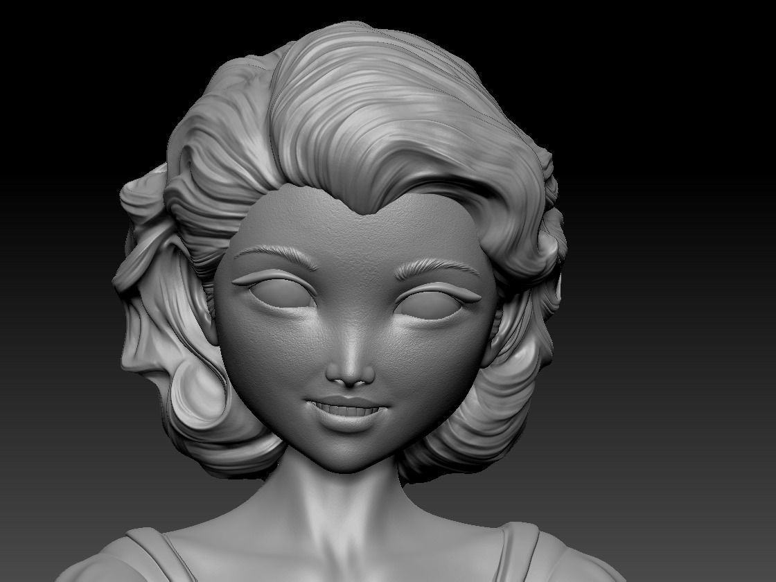 Valentine Doll 3D print model_14