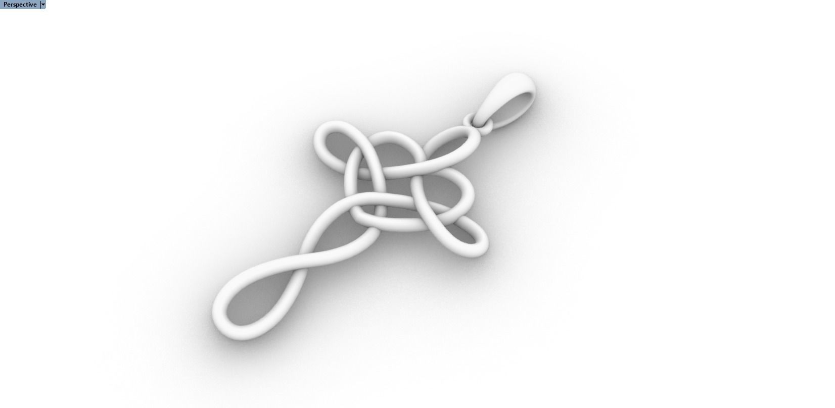 cross pendant 3D print model_14