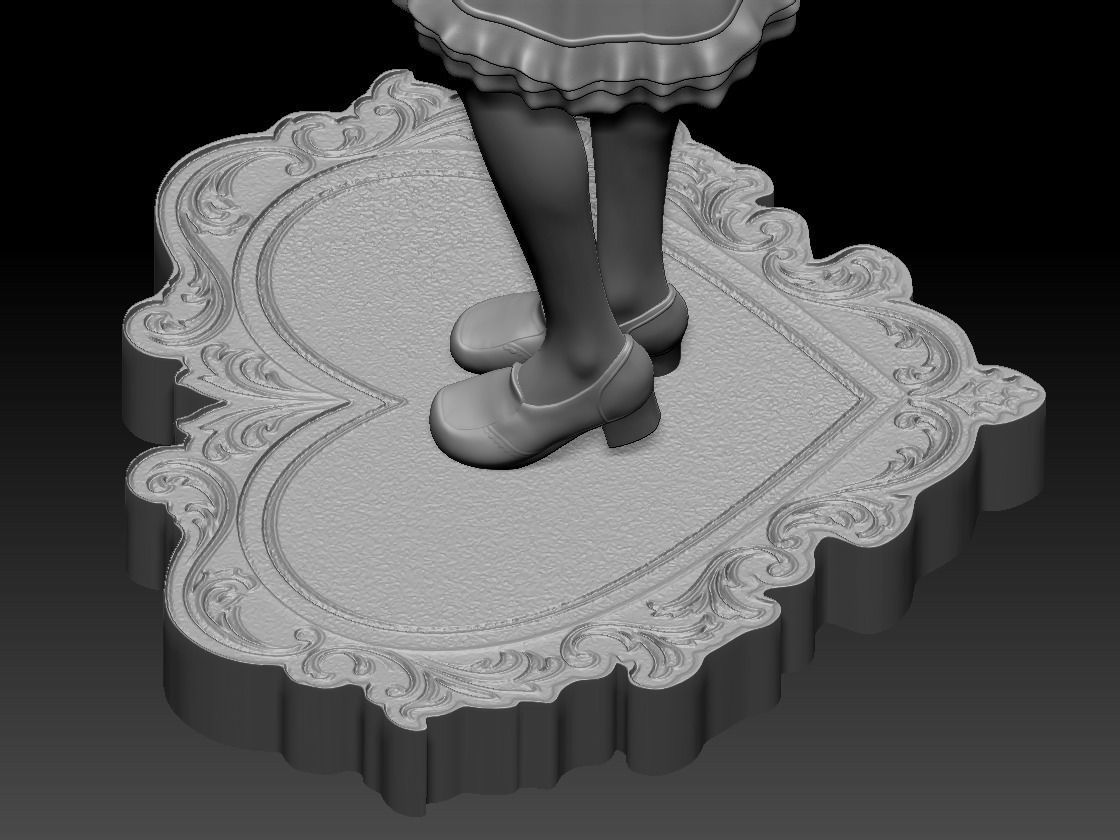 Valentine Doll 3D print model_7