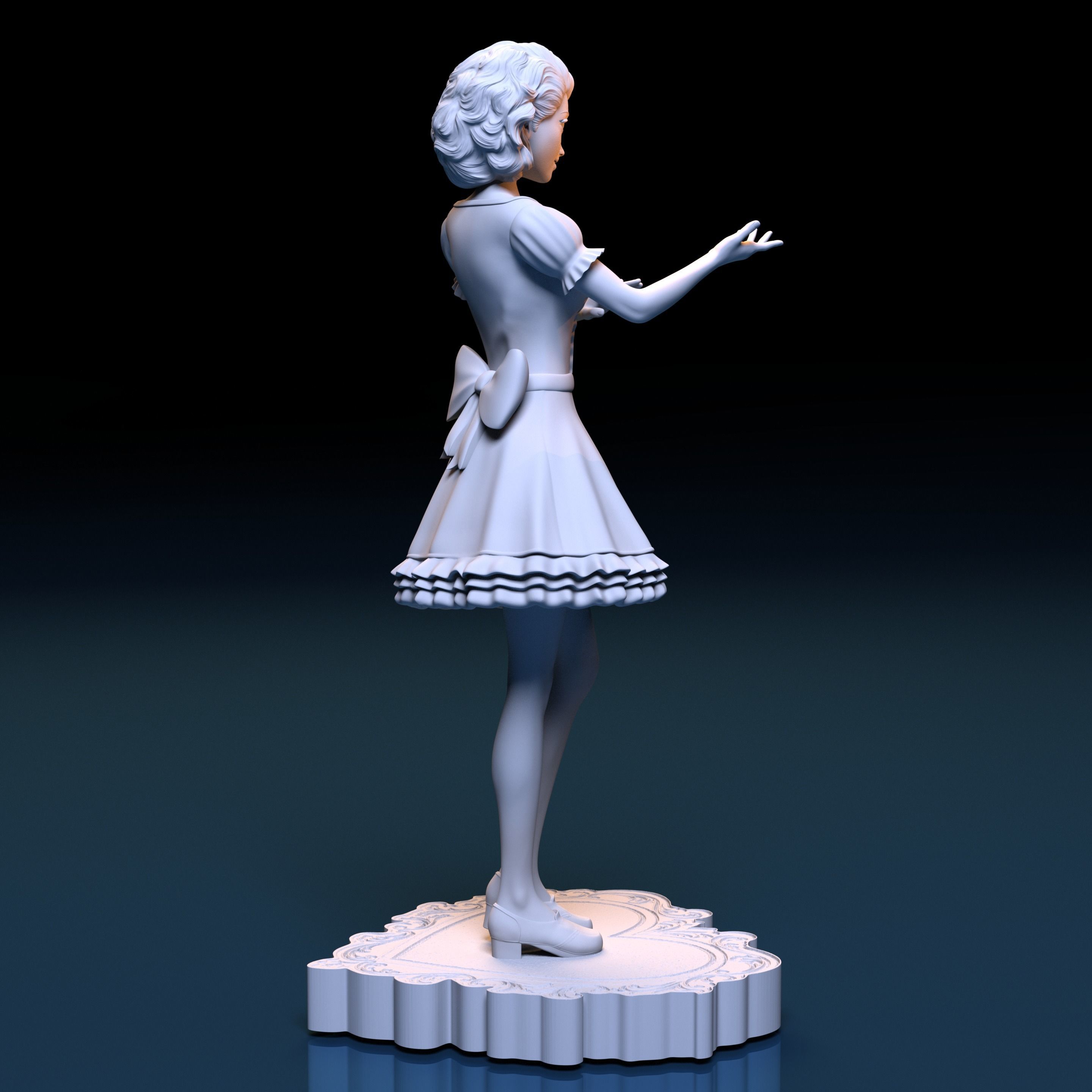 Valentine Doll 3D print model_12