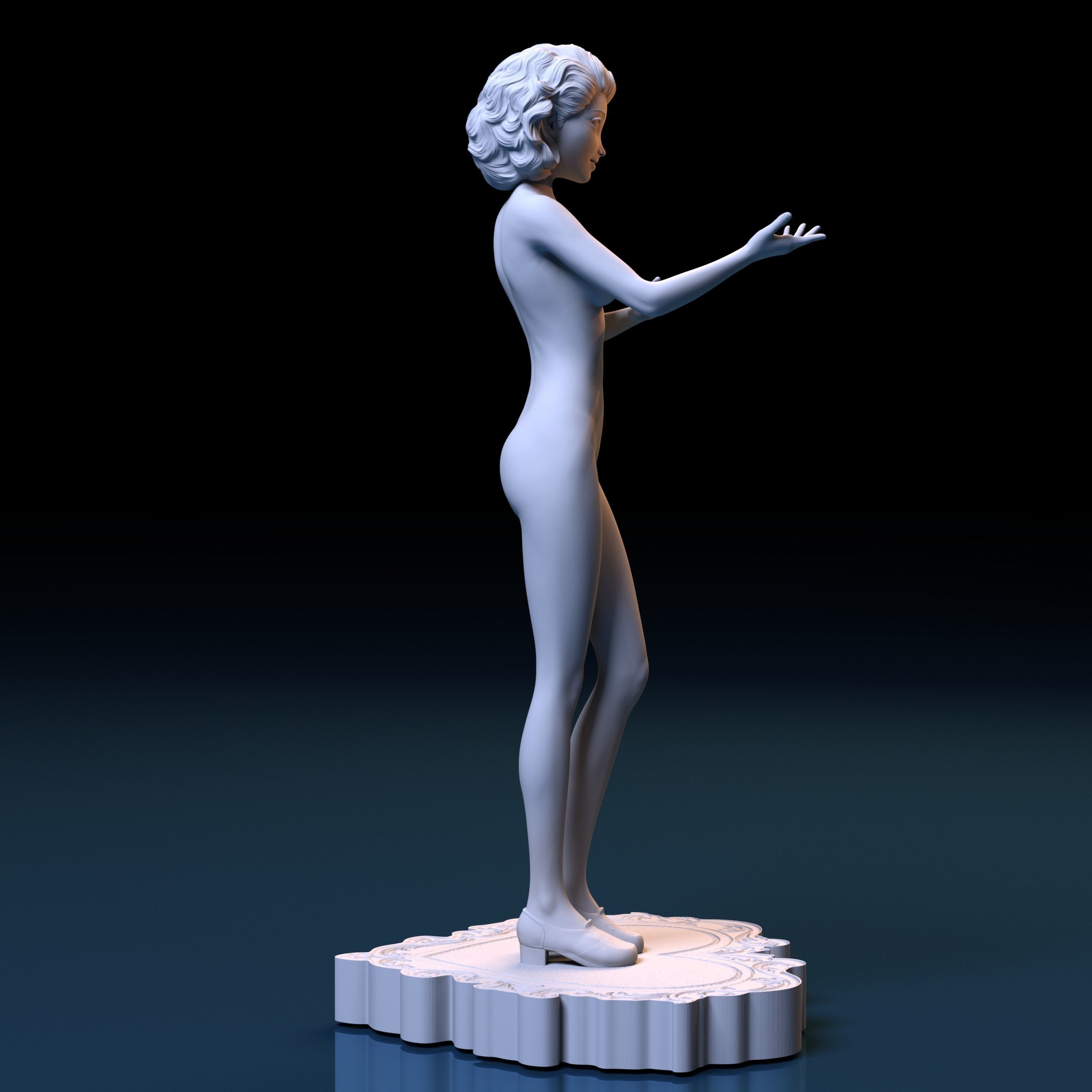 Valentine Doll 3D print model_11