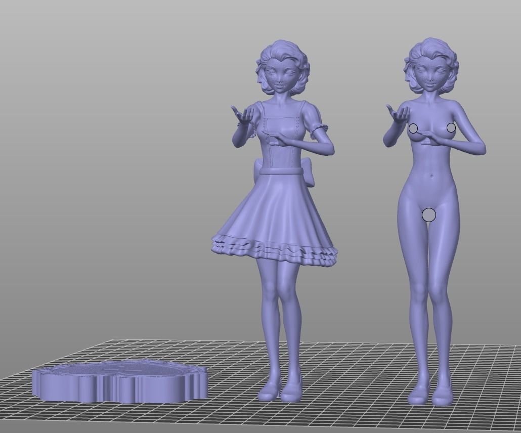 Valentine Doll 3D print model_15