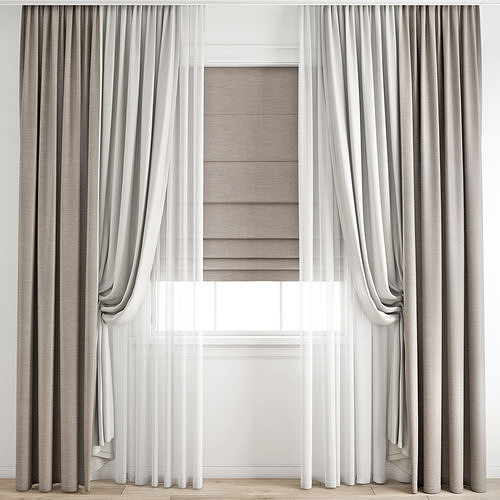 curtain 442 3D model
