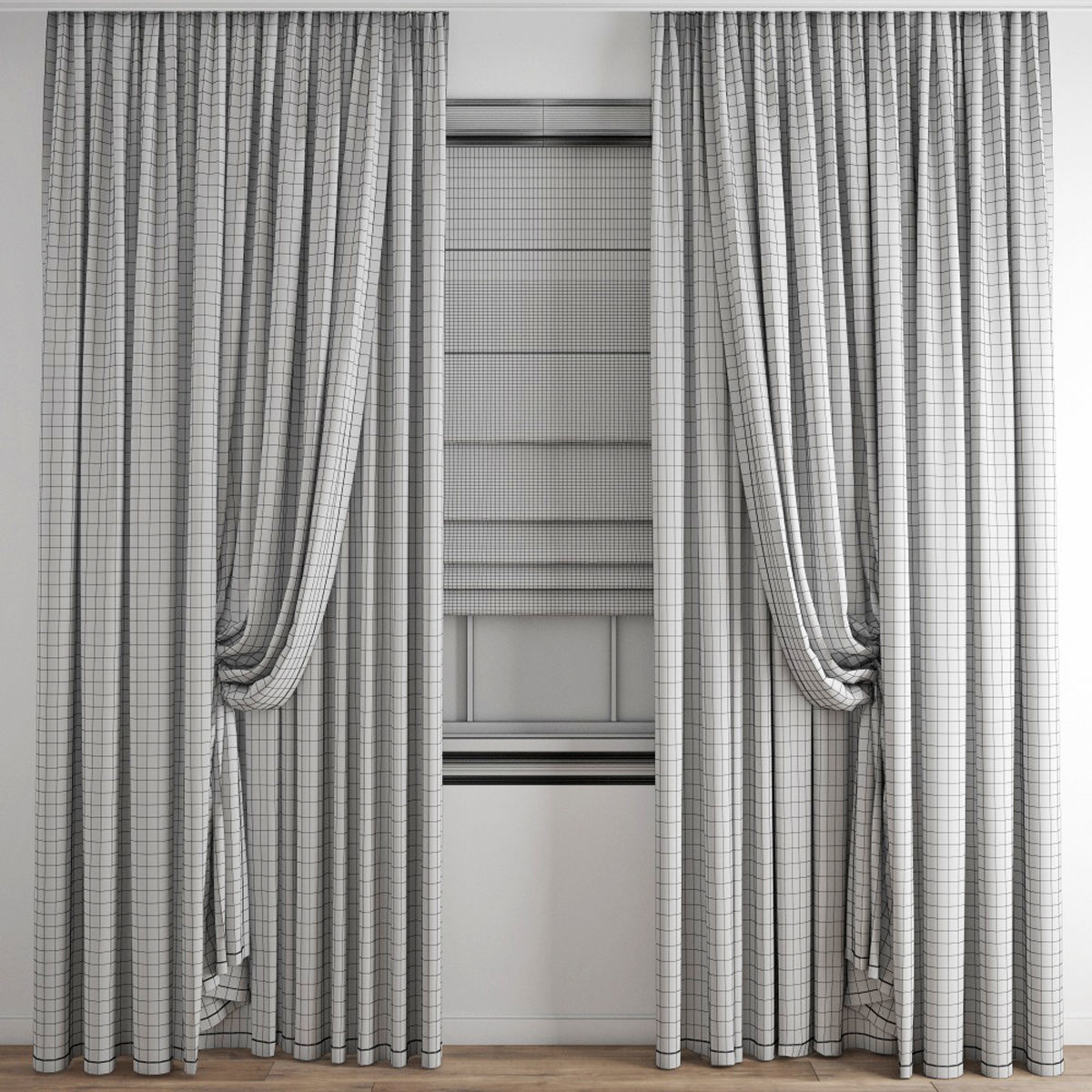 curtain 442 3D model_7
