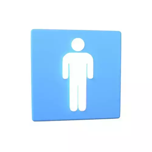Boy Washroom Icon v1 001