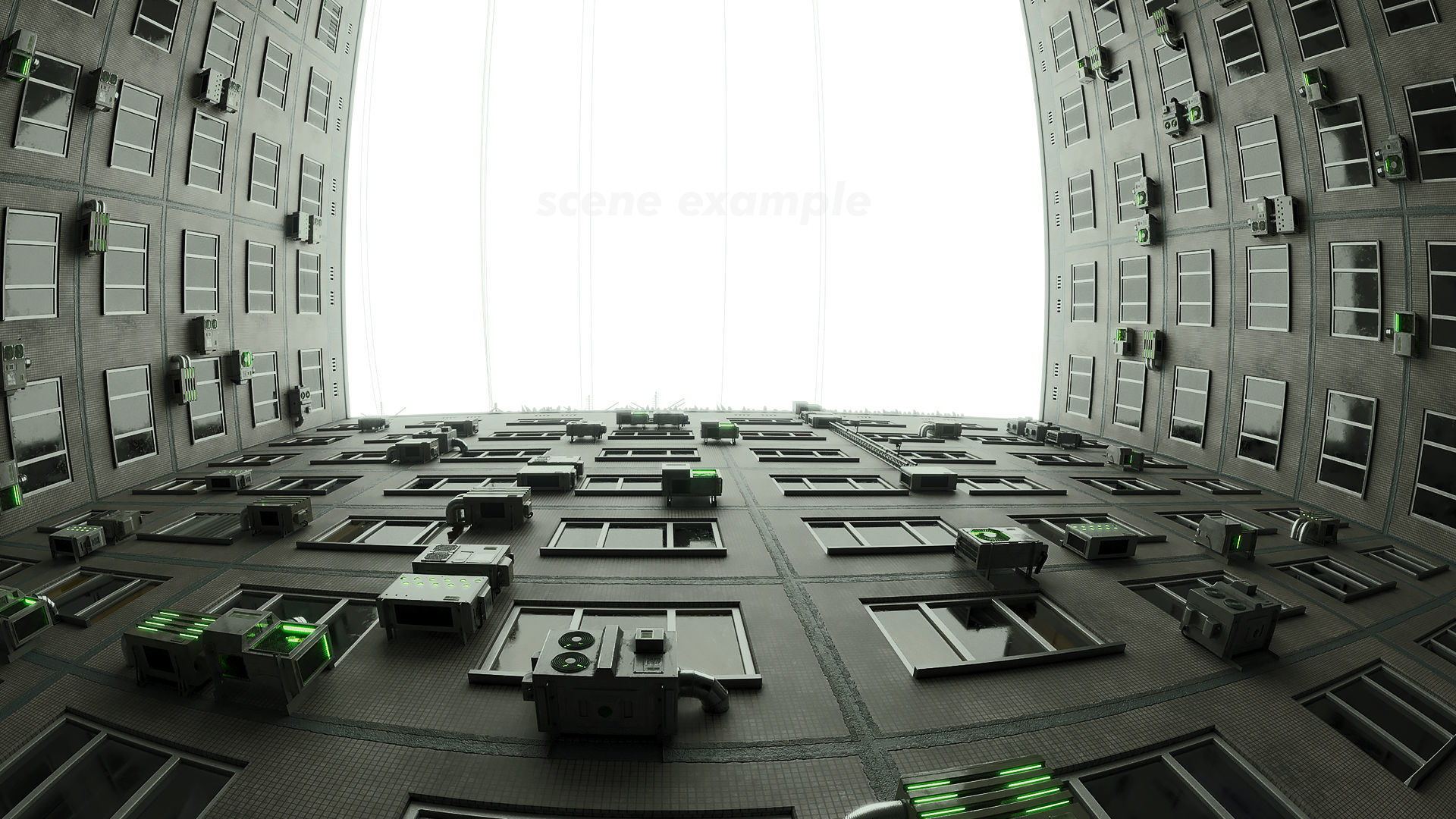 Sci-Fi Air conditioner 01 3D model_8