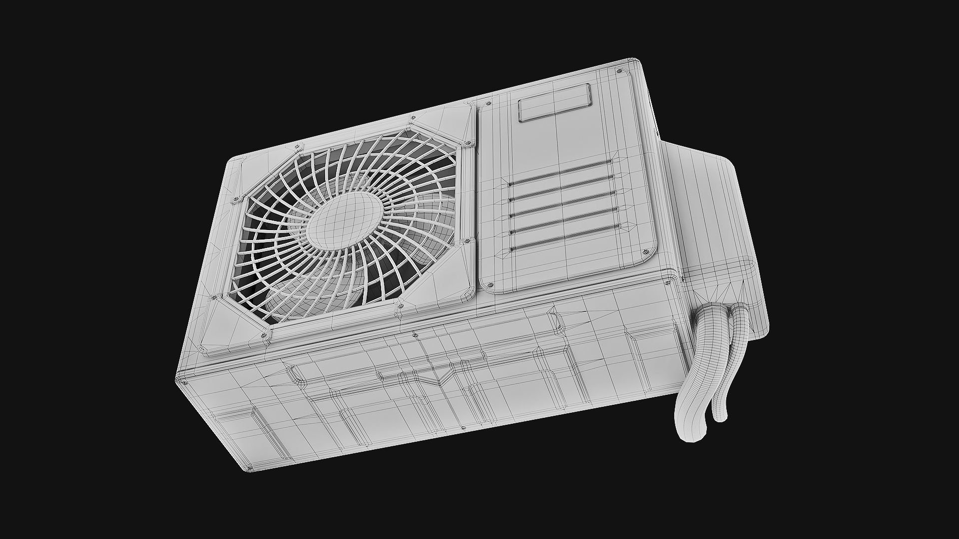 Sci-Fi Air conditioner 01 3D model_7