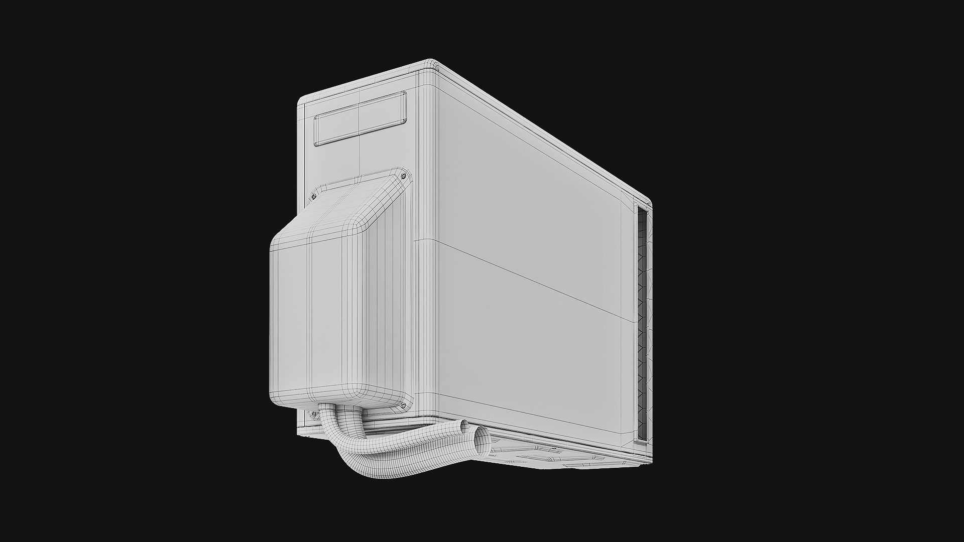 Sci-Fi Air conditioner 01 3D model_6