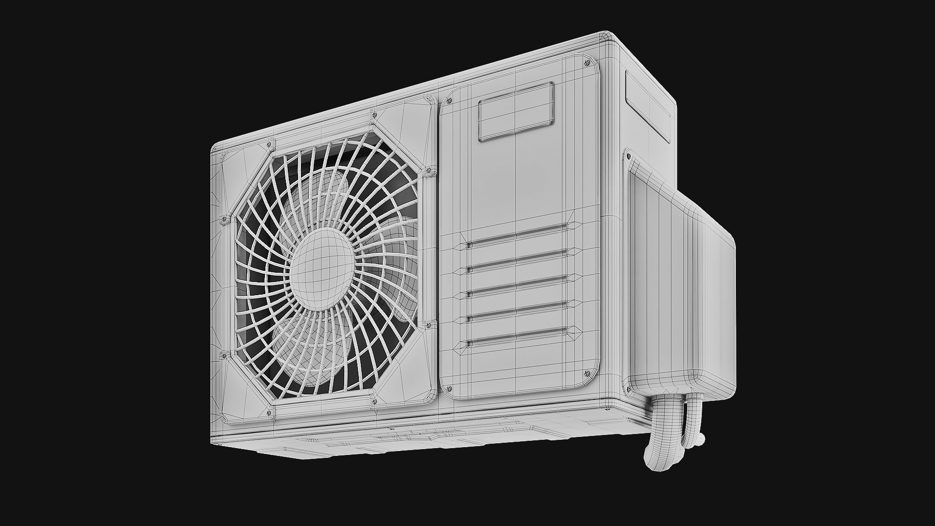 Sci-Fi Air conditioner 01 3D model_3