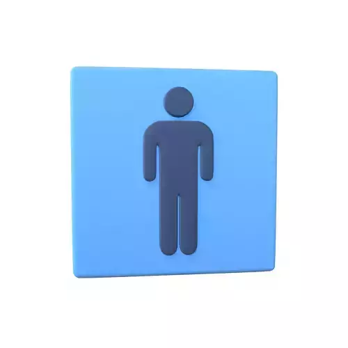 Boy Washroom Icon v1 002