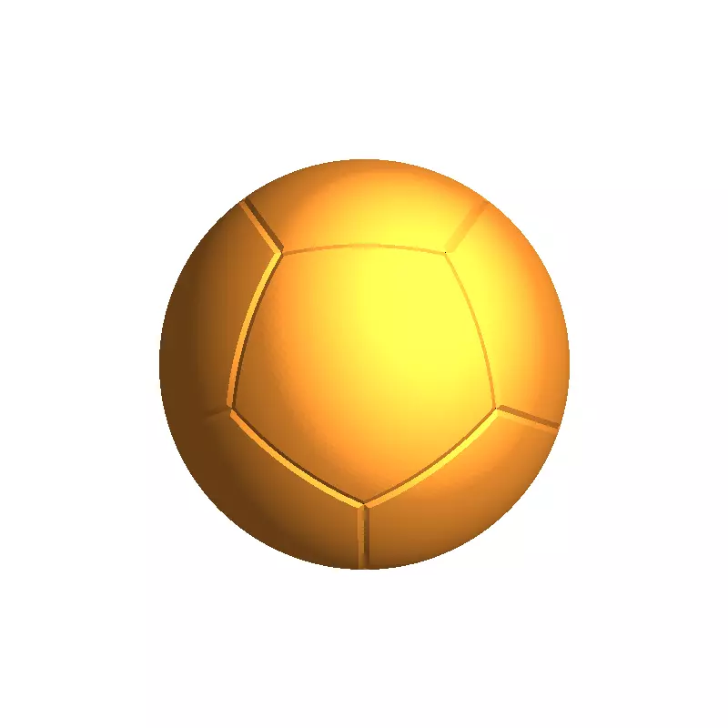 Football ball soccer ball 3D print model