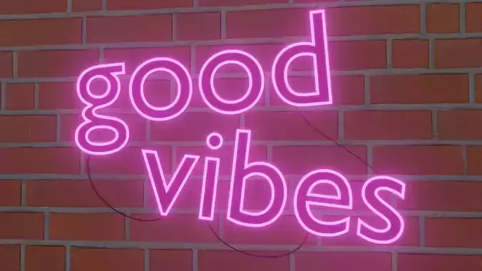Good Vibes Neon Sign