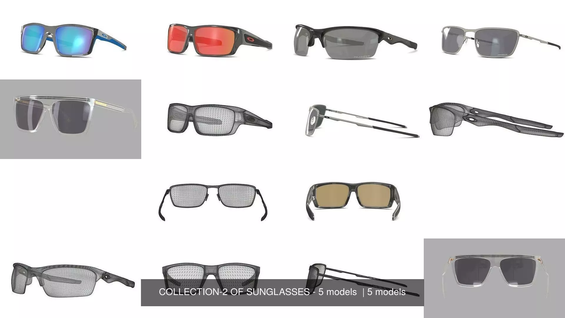 COLLECTION-2 OF SUNGLASSES - 5 models _0