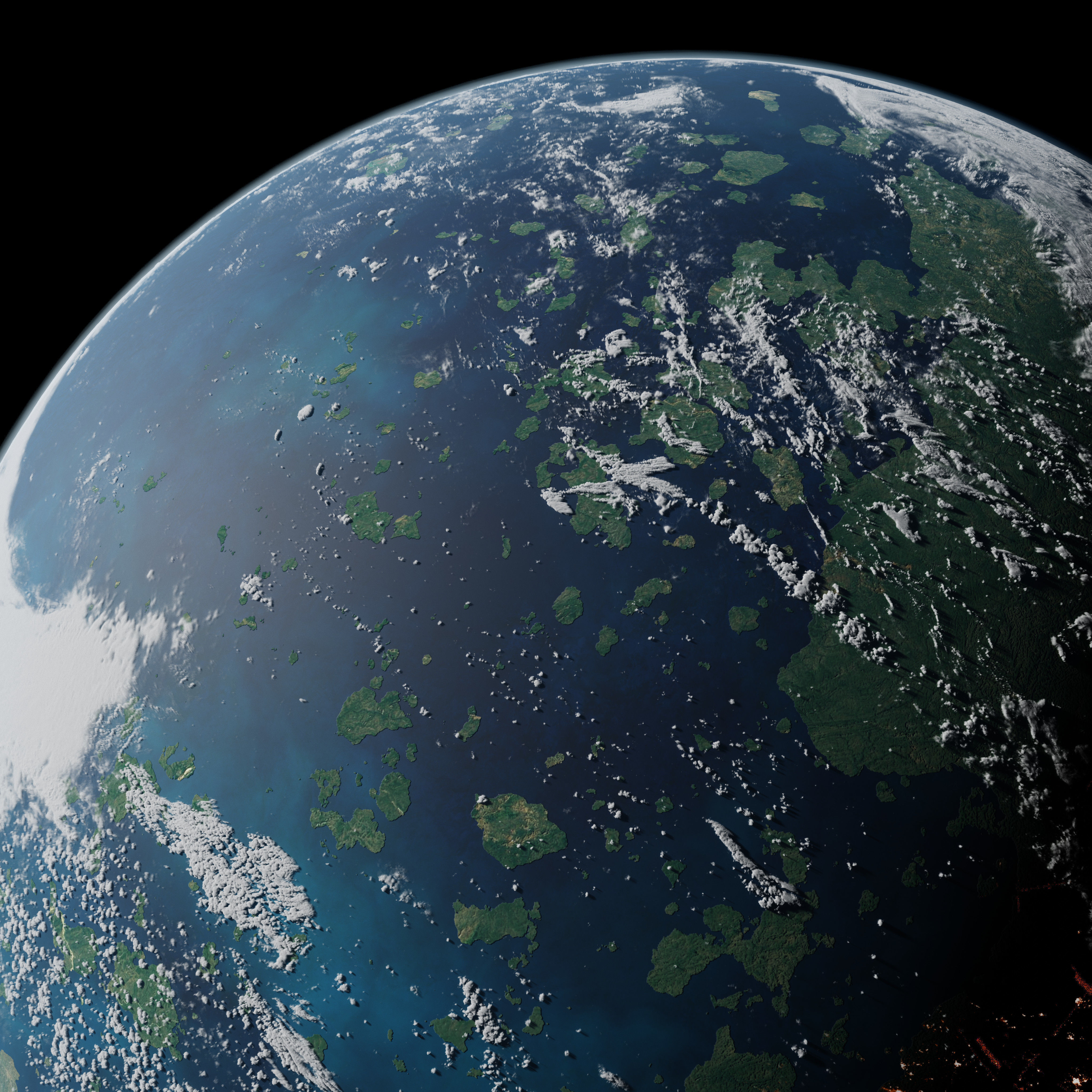 Terran Planet 10 - 4k Free 3D model_9