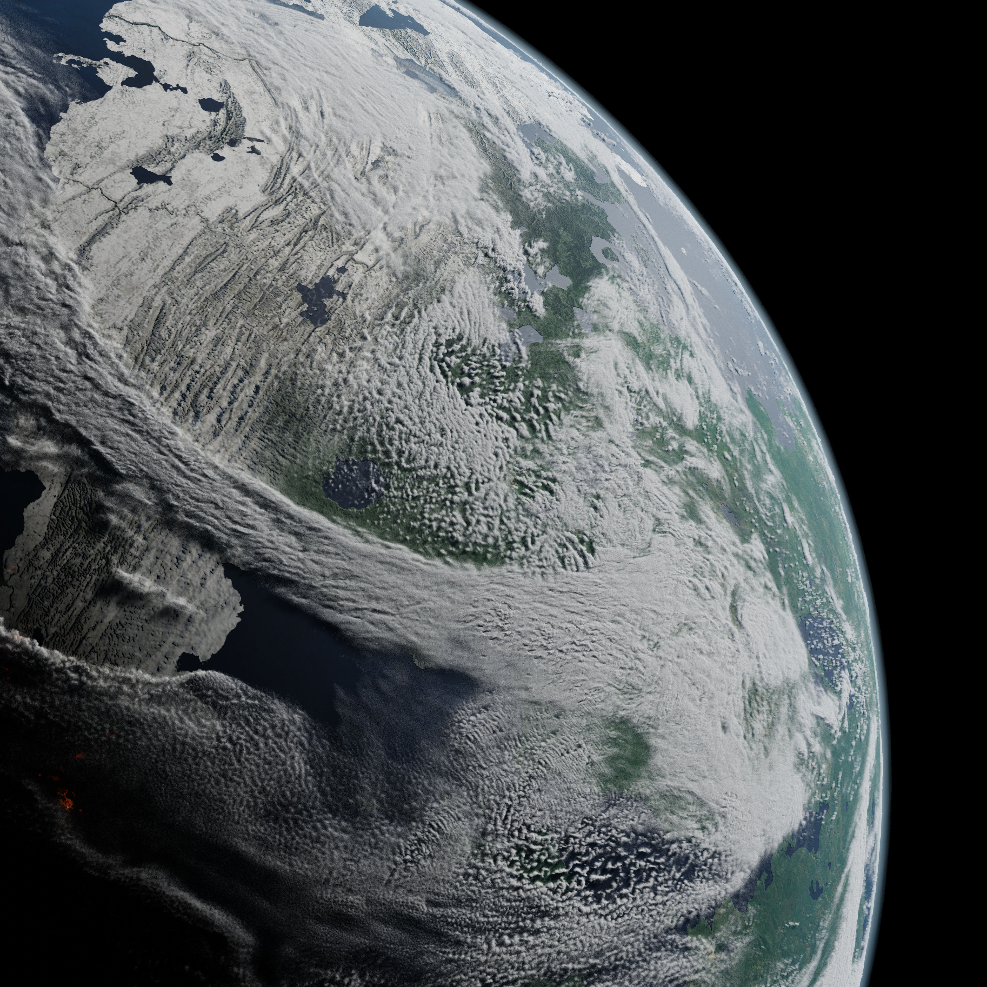 Terran Planet 10 - 4k Free 3D model_7