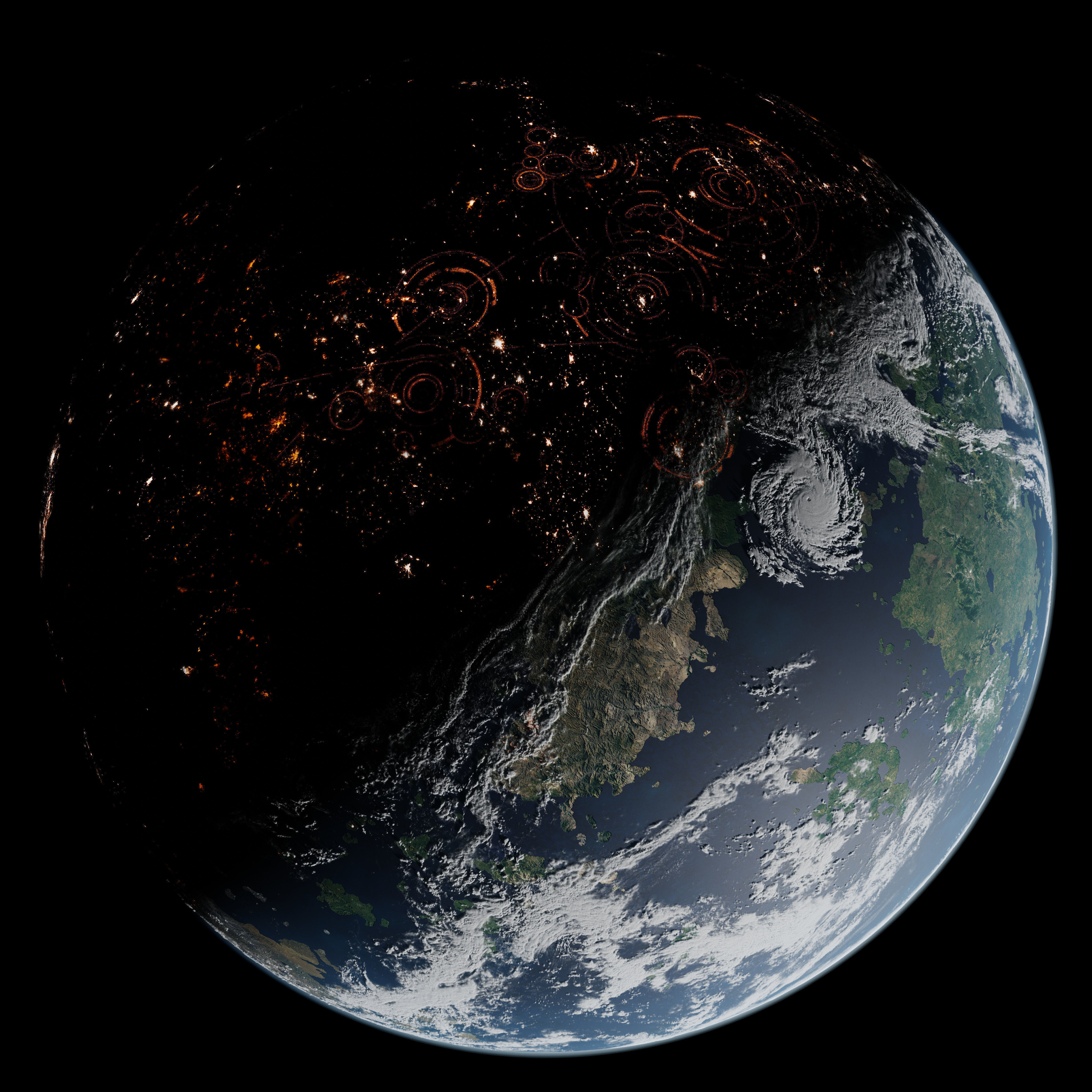 Terran Planet 10 - 4k Free 3D model_4