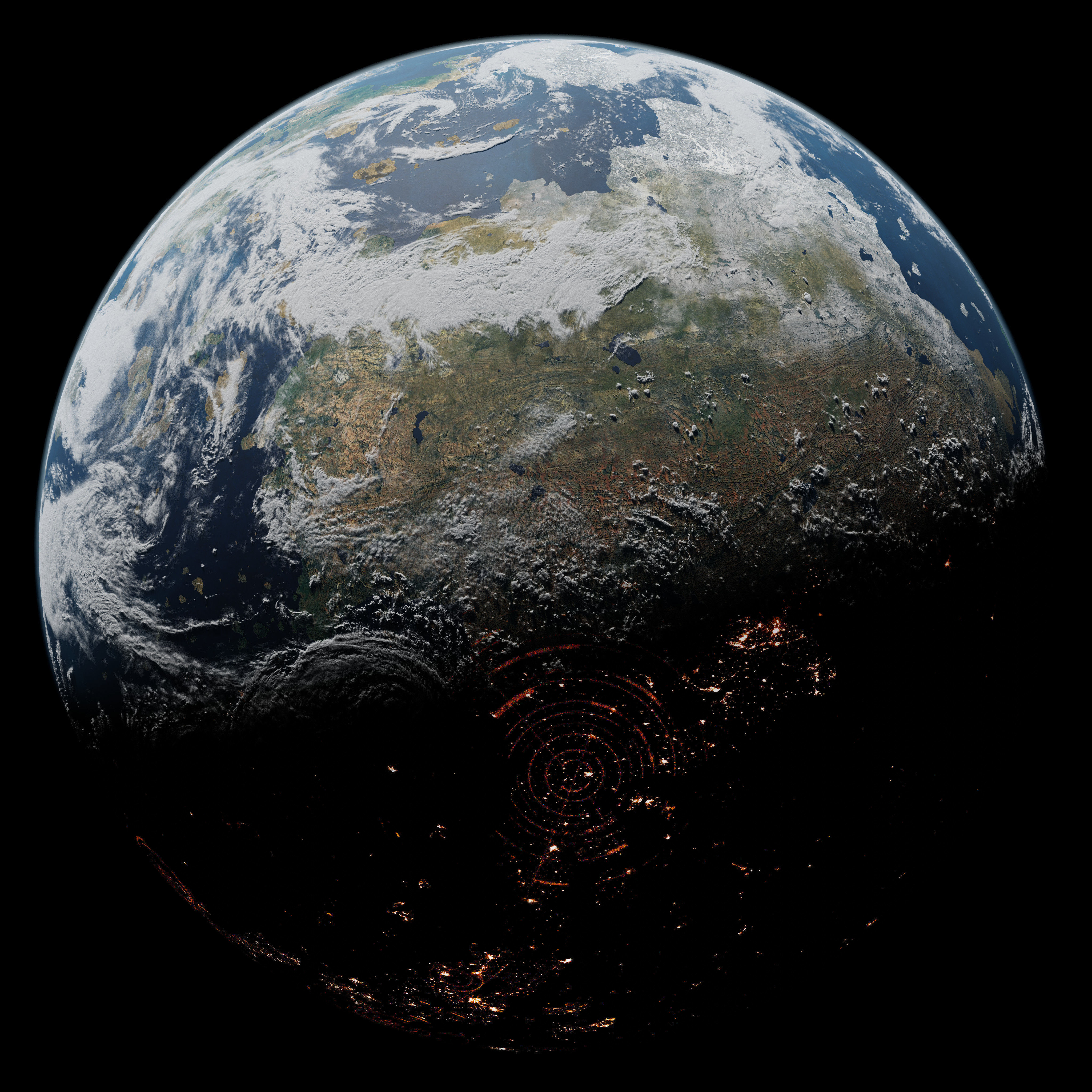 Terran Planet 10 - 4k Free 3D model_3
