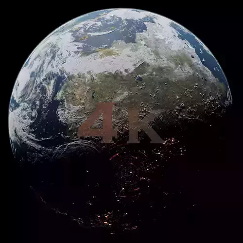 Terran Planet 10 - 4k Free 3D model