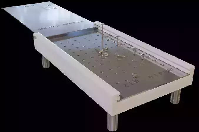 Stand for bone blocks fixation screws