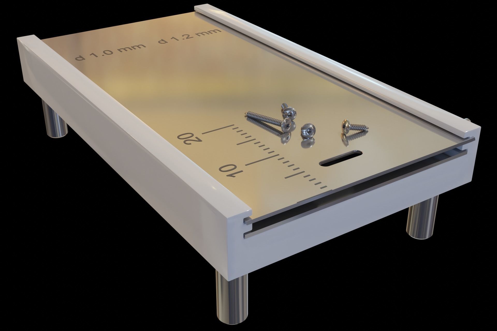 Stand for bone blocks fixation screws 3D model_2