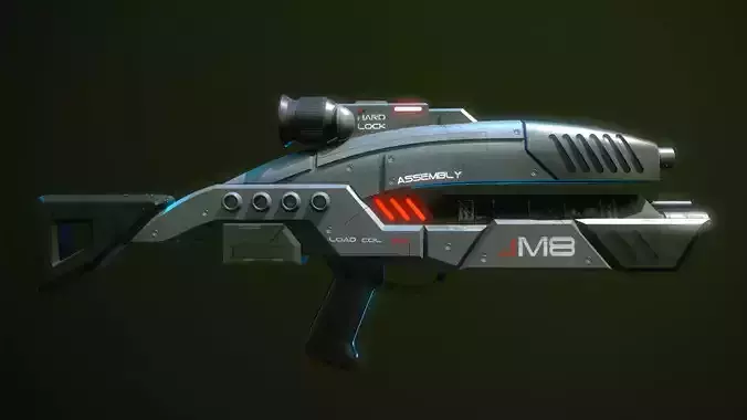 M-8 Avenger MassEffect 3D model
