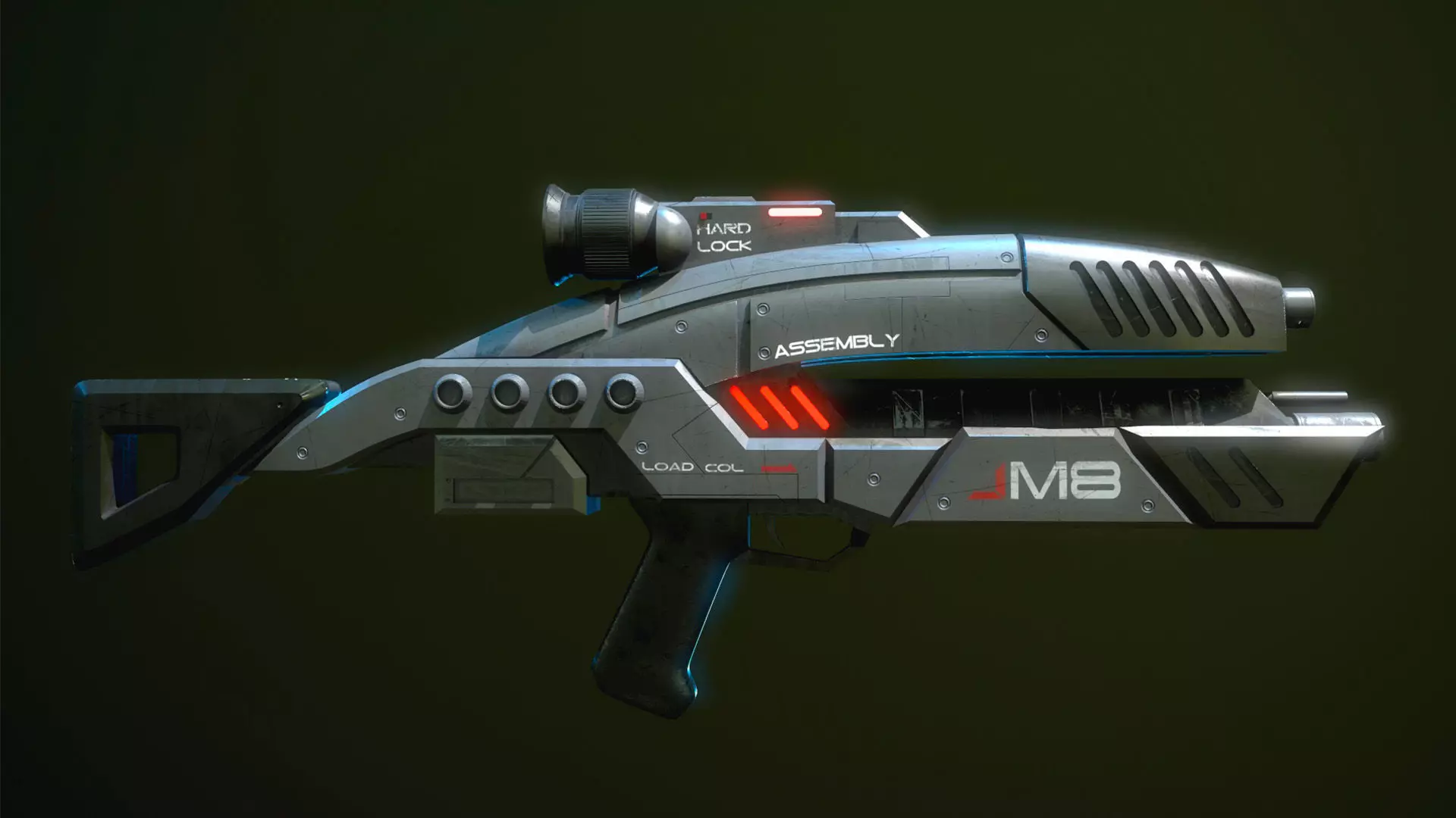 M-8 Avenger MassEffect 3D model_0