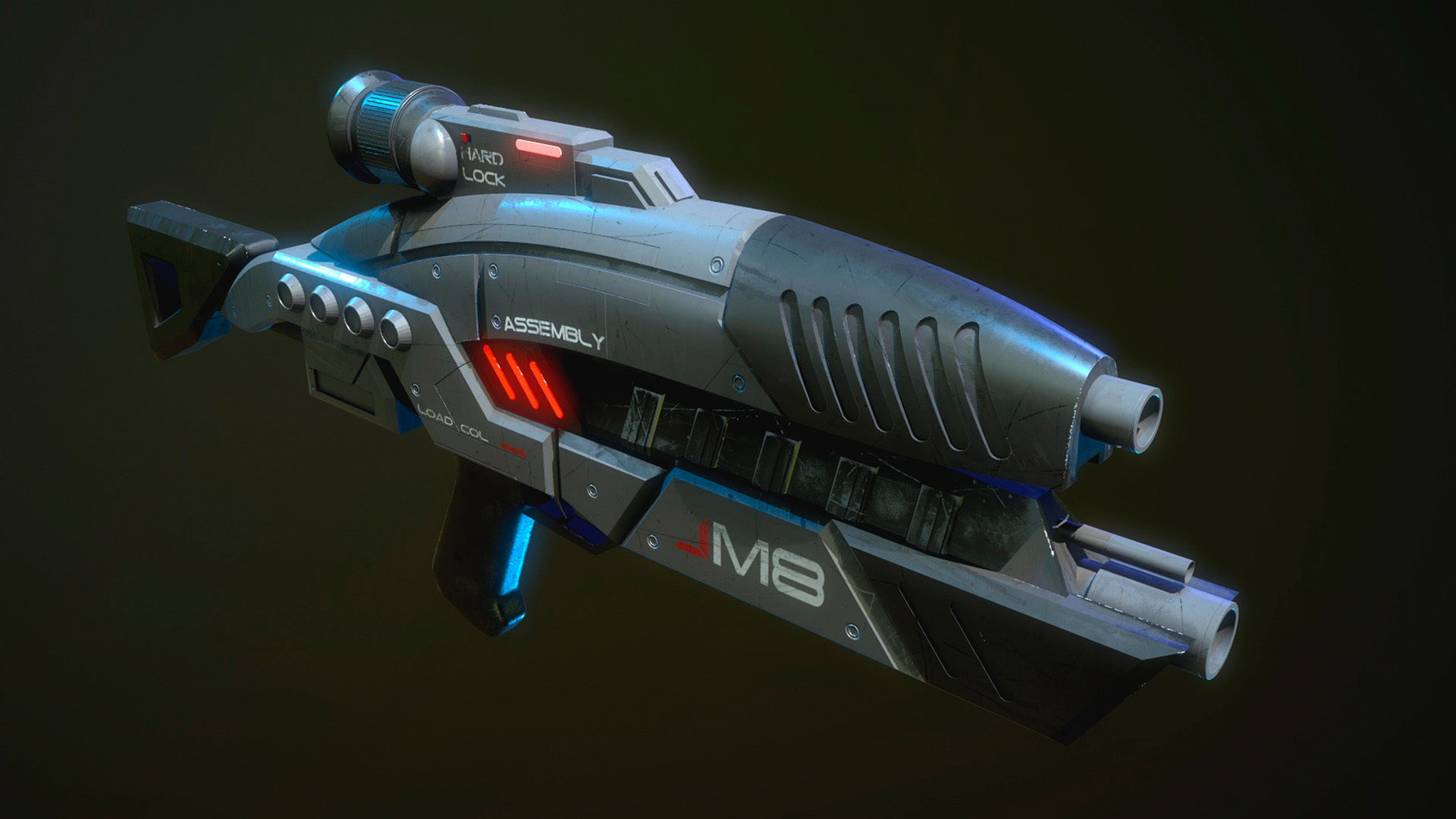 M-8 Avenger MassEffect 3D model_2