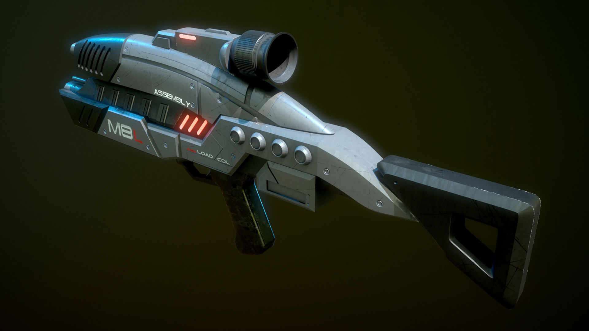 M-8 Avenger MassEffect 3D model_3
