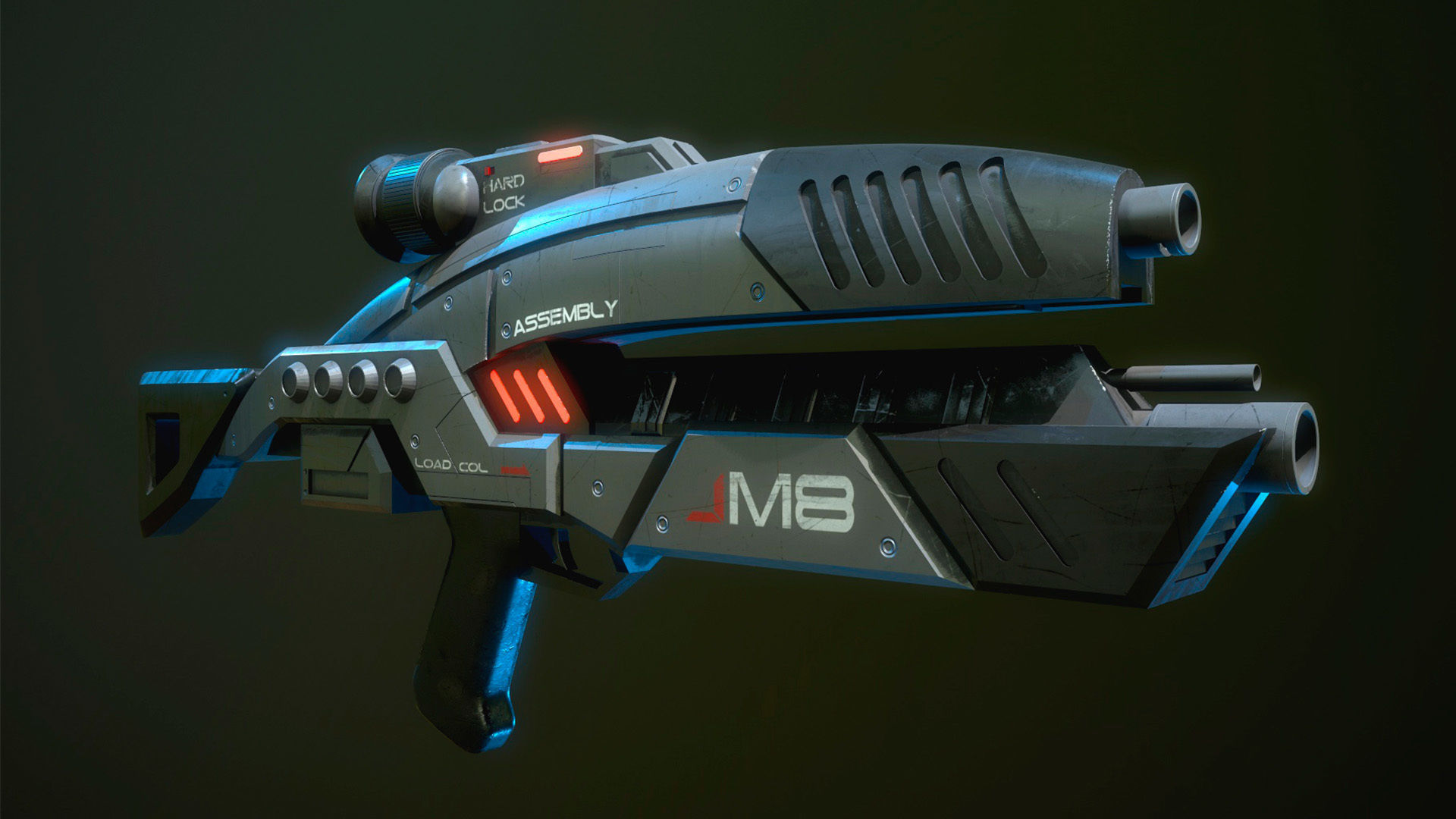 M-8 Avenger MassEffect 3D model_1