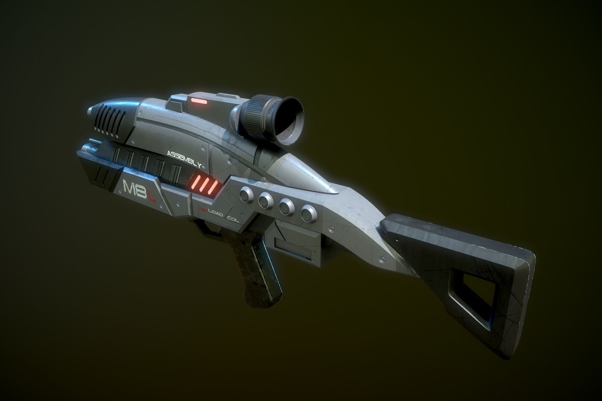 M-8 Avenger MassEffect 3D model_5