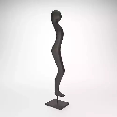 Abstract woman body sculpture real size