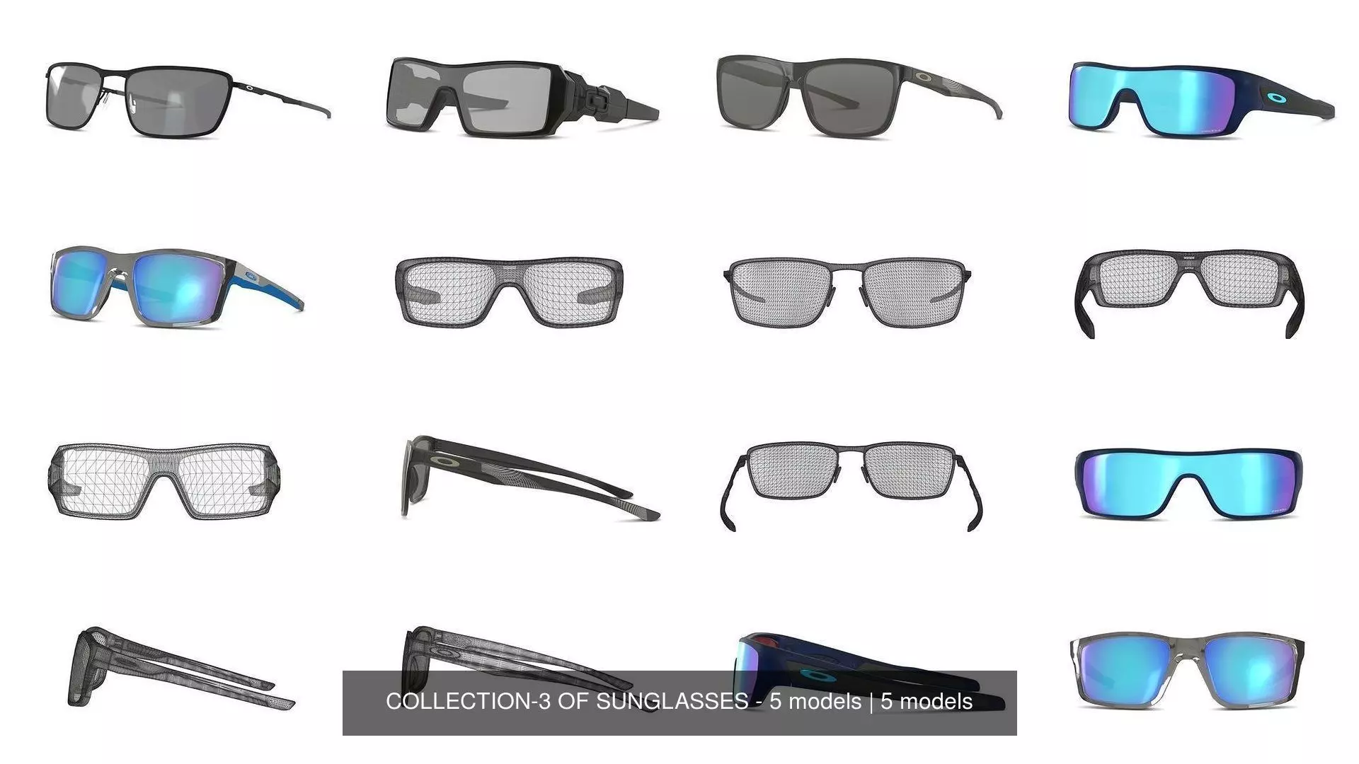 COLLECTION-3 OF SUNGLASSES - 5 models _0